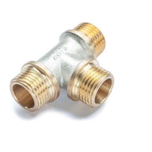 Тройник наружная резьба 3/4"