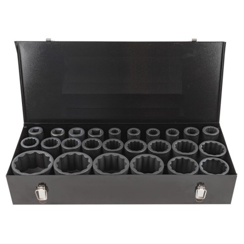 Набор головок ударных 25пр. 1"